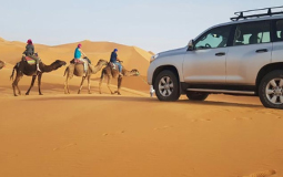 Typical landscape for a car excursion